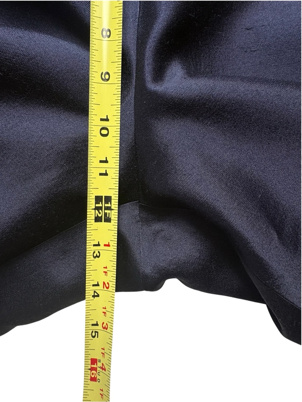 NWT Talbots Signature Silk Wool Ankle Pants Navy Blue 20W Side Zip - Picture 5 of 10